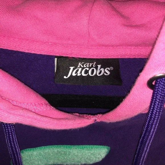Karl Jacobs originals colorblock 2021 pullover hoodie sweatshirt